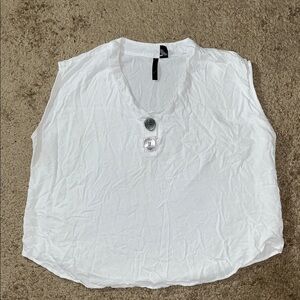 White Sleeveless Women's Top